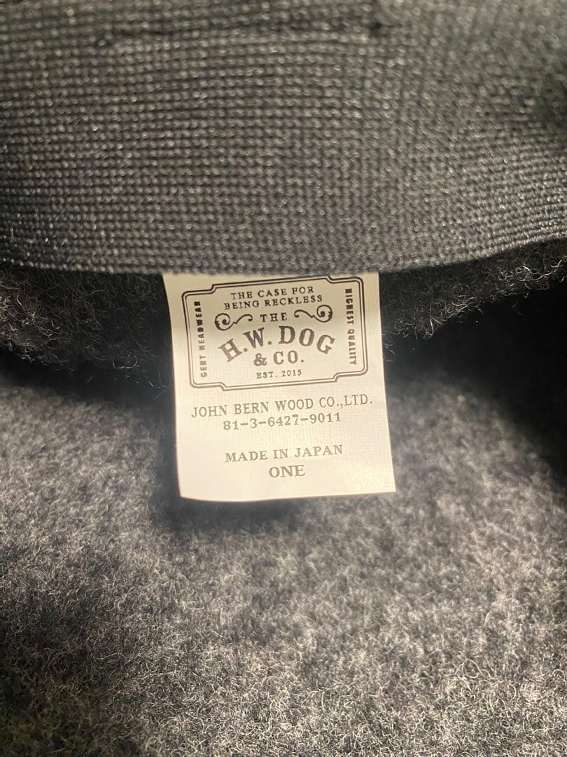 The H.W.DOG & CO. ベレー帽