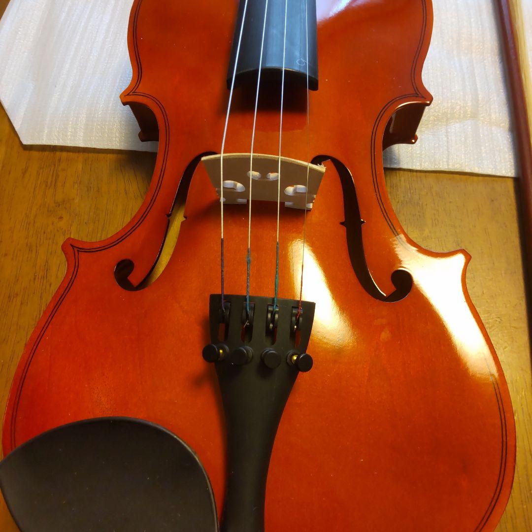 値引き！新品！ 4/4フルサイズ バイオリン 本体と弓(ハードケース付き)