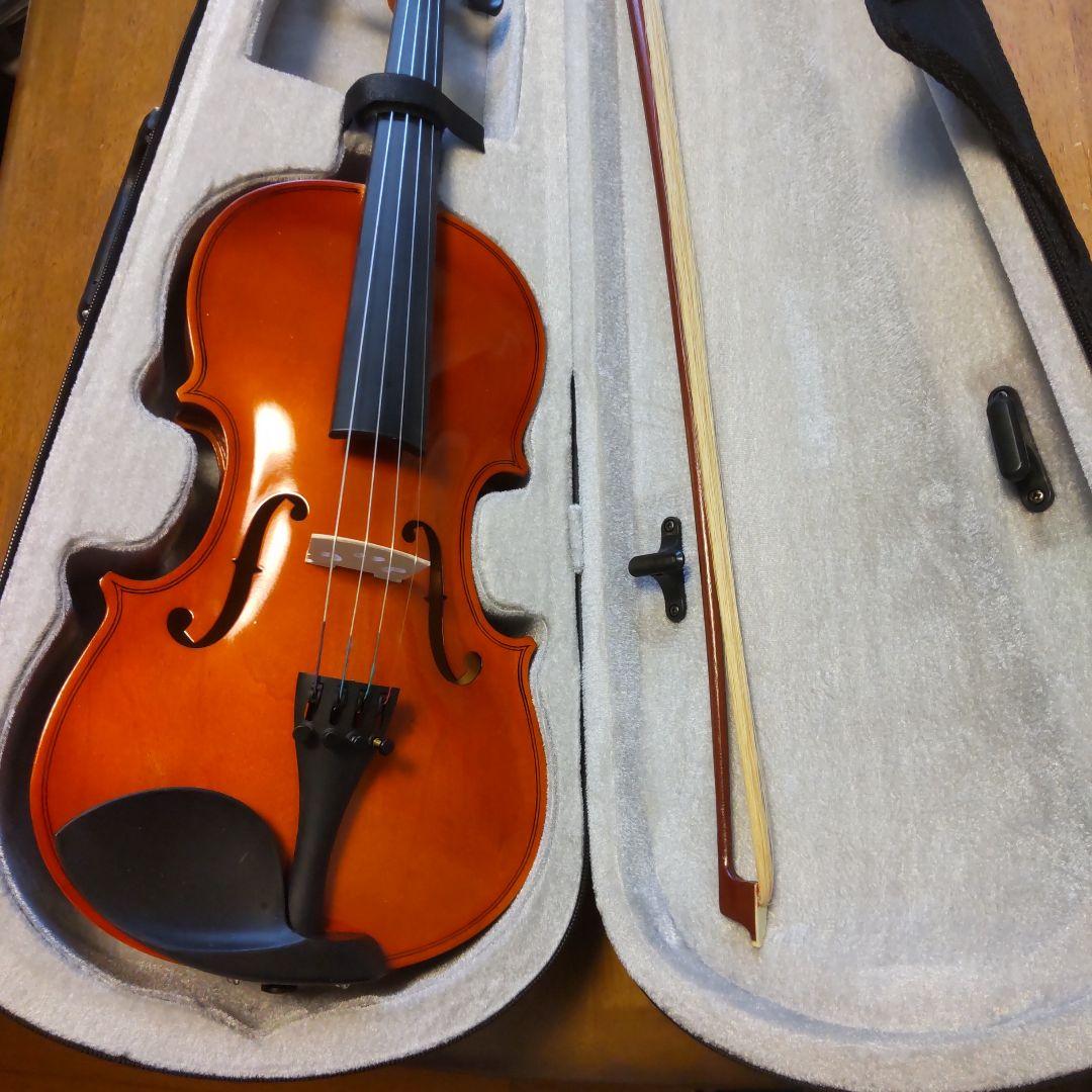 値引き！新品！ 4/4フルサイズ バイオリン 本体と弓(ハードケース付き)