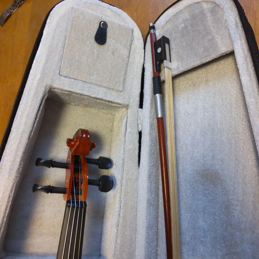 値引き！新品！ 4/4フルサイズ バイオリン 本体と弓(ハードケース付き)