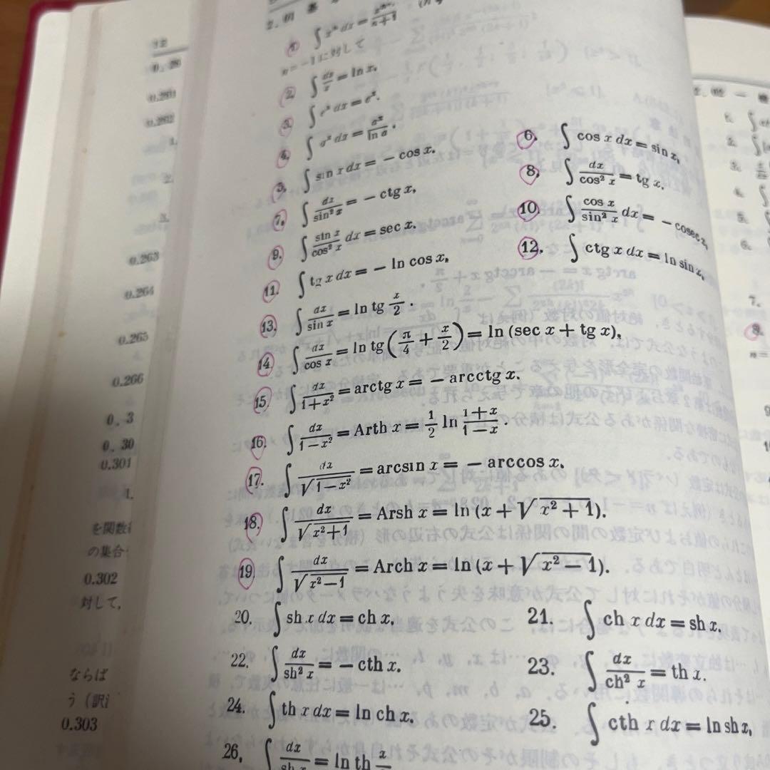 数学大公式集 大槻義彦訳 丸善