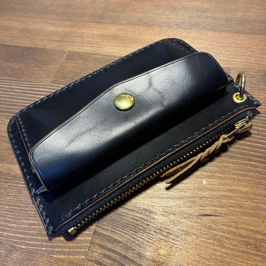 フラグメントケース　トラッカーウォレット　MARYAM社　ホースバット　茶芯