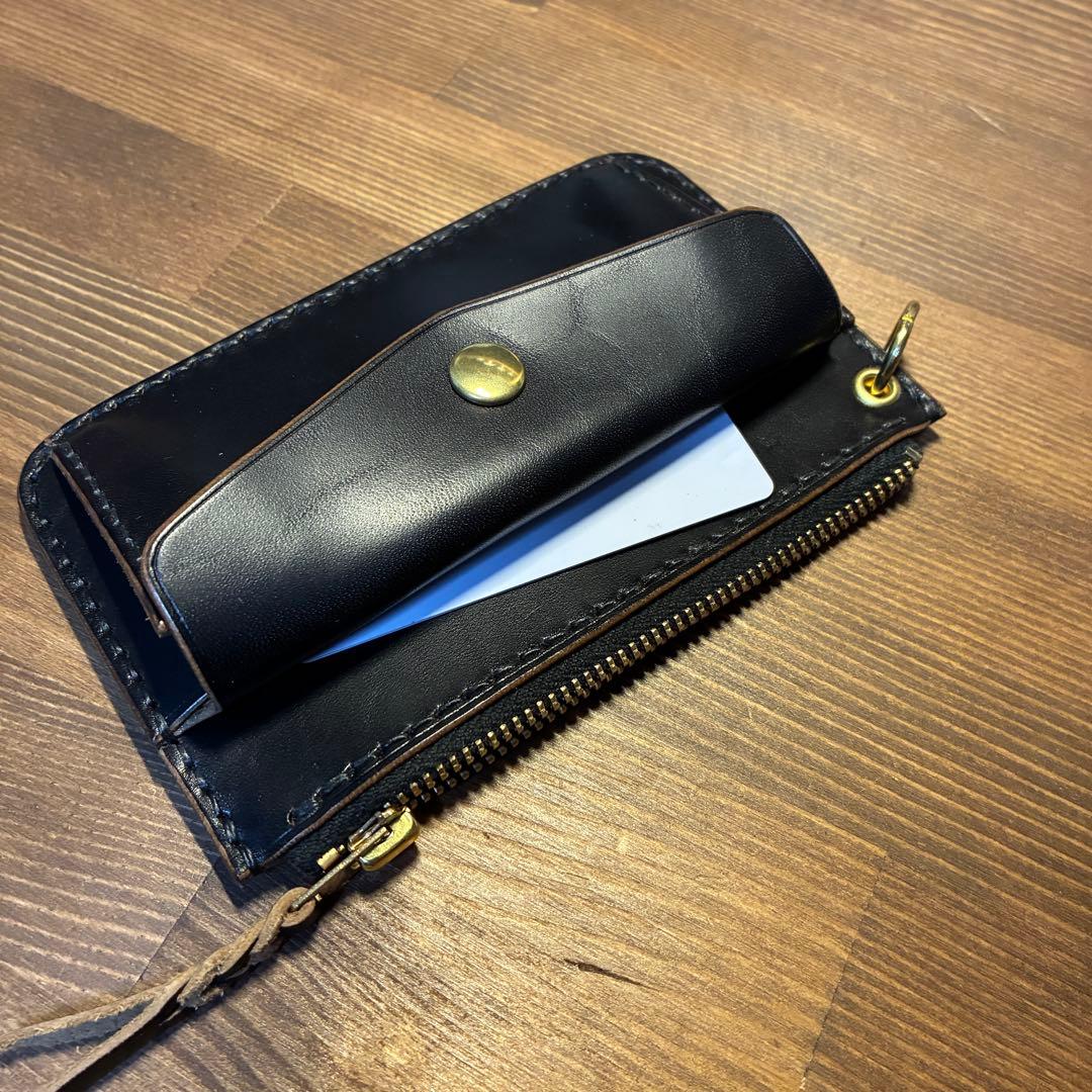 フラグメントケース　トラッカーウォレット　MARYAM社　ホースバット　茶芯