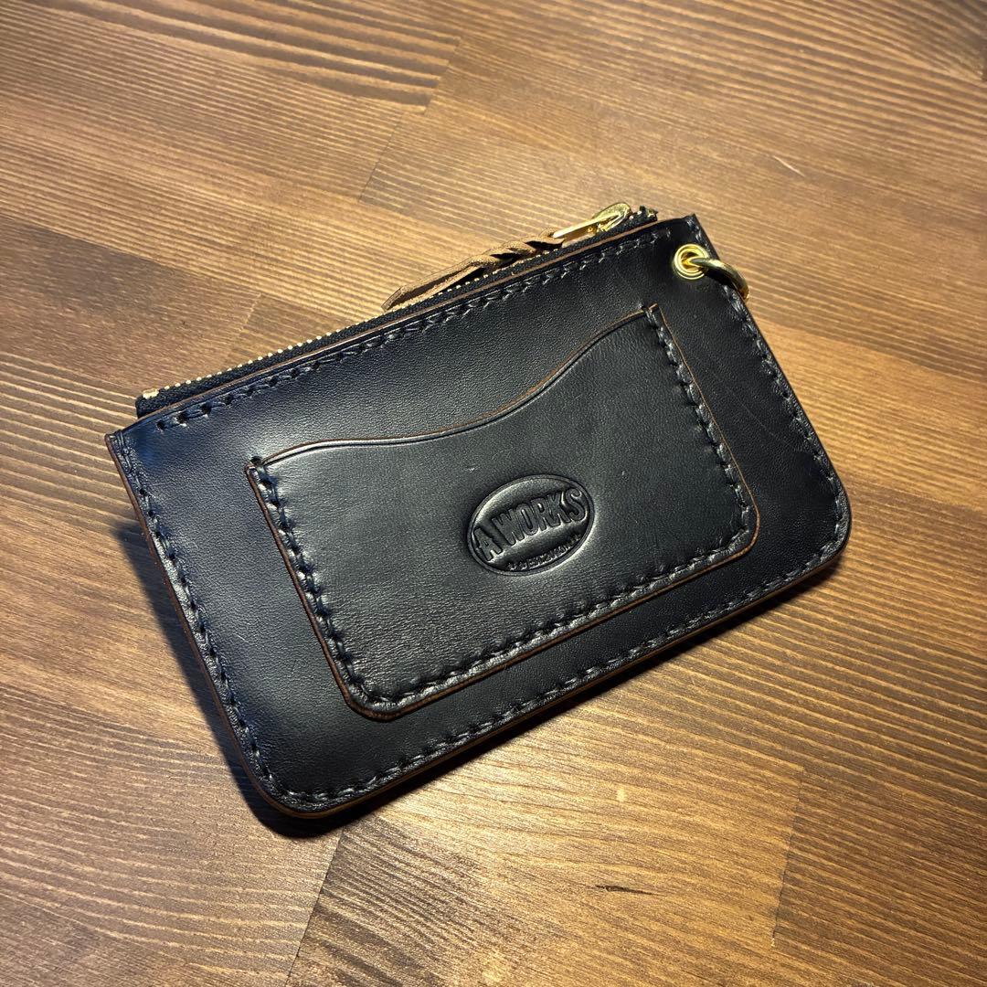 フラグメントケース　トラッカーウォレット　MARYAM社　ホースバット　茶芯