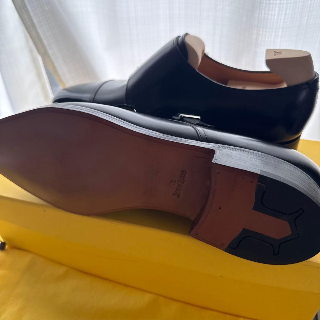 JOHN LOBB WILLIAM ブラックレザーシューズ