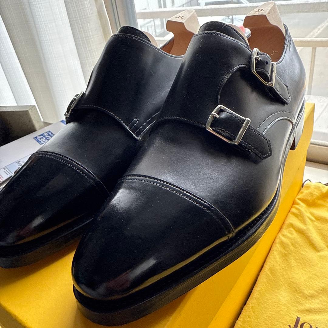 JOHN LOBB WILLIAM ブラックレザーシューズ