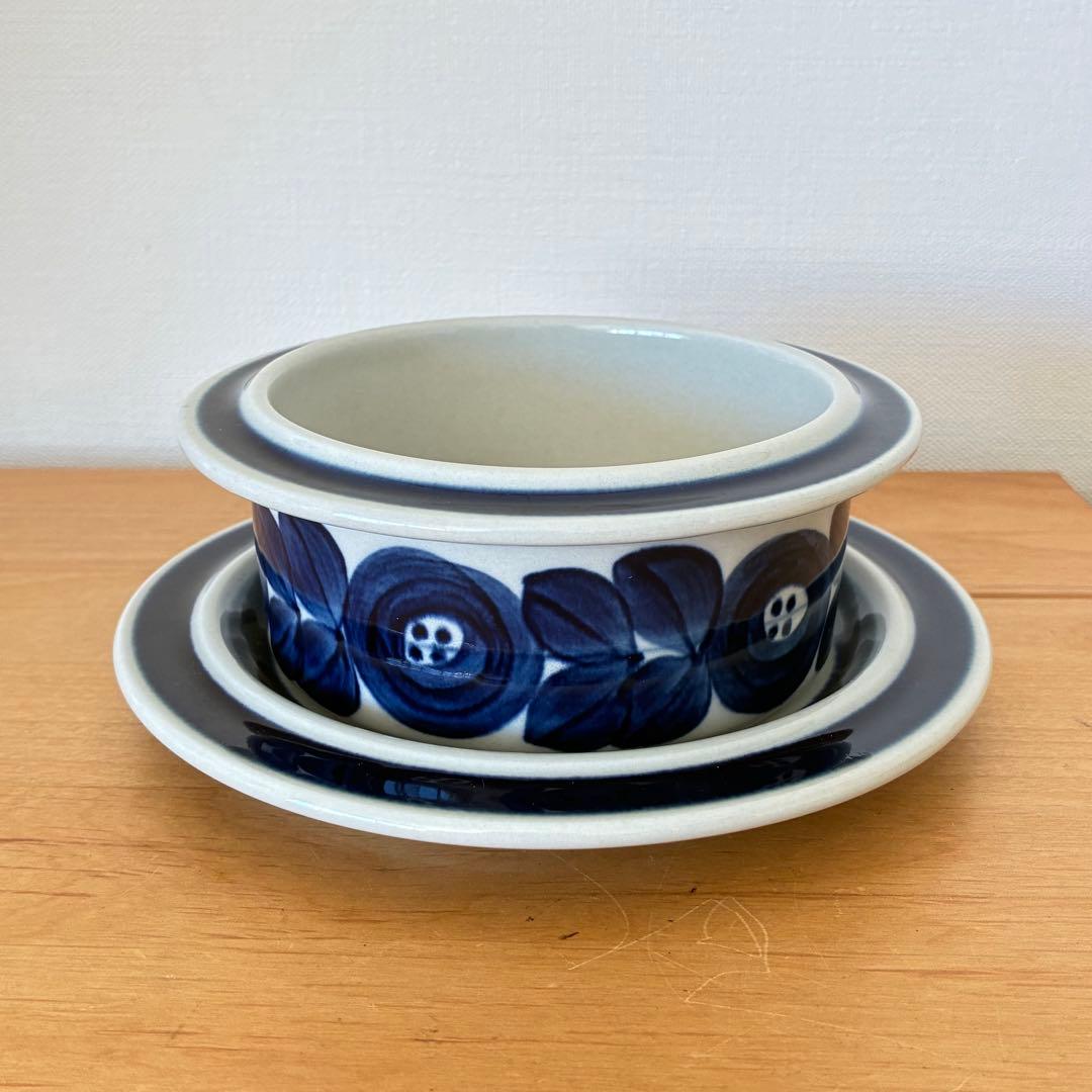 アラビア　ARABIA アネモネ ココット&ソーサー 2客
