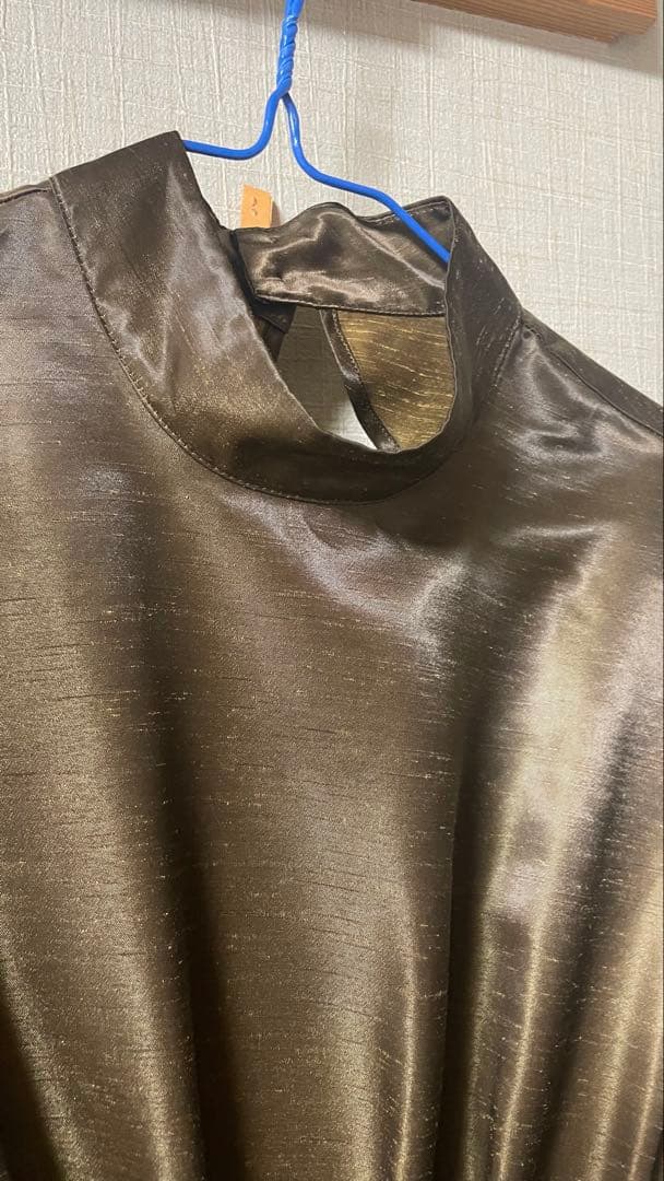 AMERIアメリGATHER SLEEVE WAIST TUCK DRESS