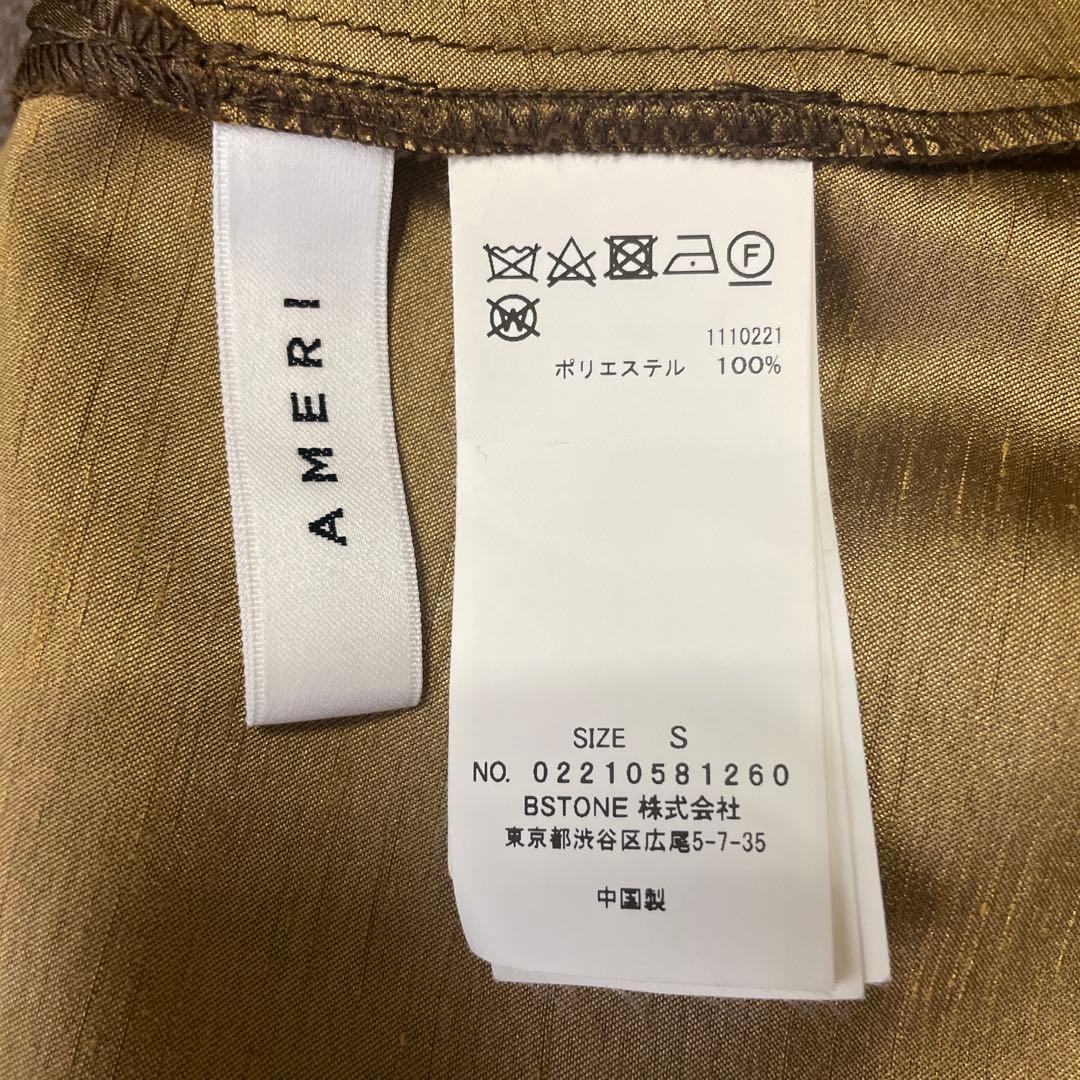 AMERIアメリGATHER SLEEVE WAIST TUCK DRESS