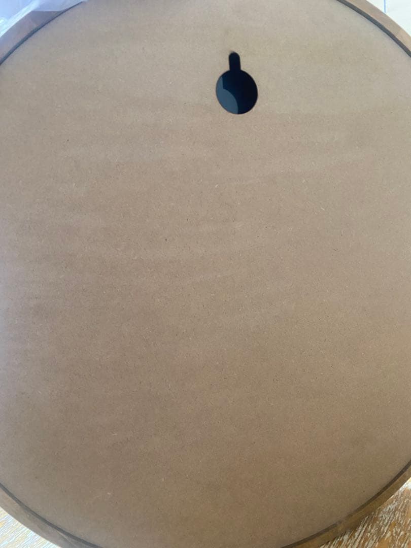 KANADEMONO パイン無垢材ラウンドウォールミラー