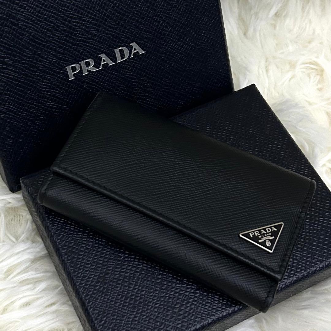 【極美品】PRADA プラダ サフィアーノレザー 6連 キーケース