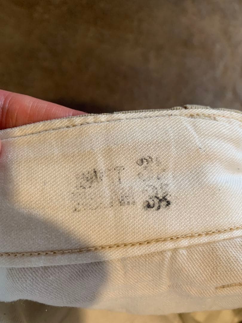 古着/US ARMY チノパン/尿素ボタン/W34-35 L28/40s〜50s
