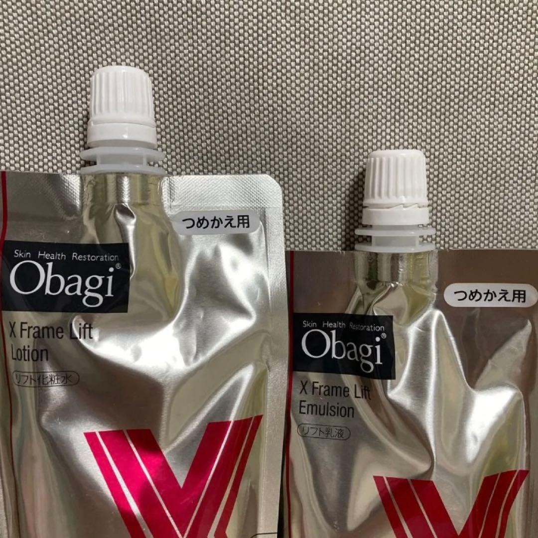 オバジX フレームリフトローション エマルジョン つめかえ用 2個セット