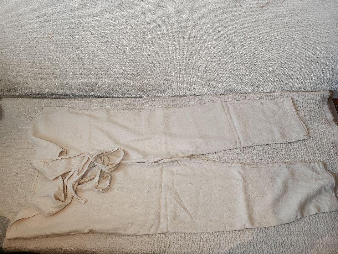 Cosmic wonder ラップパンツ　リネンウール　秋冬春まで