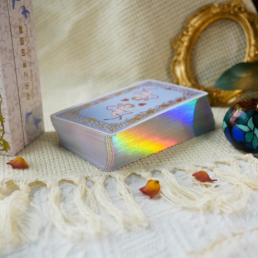 【正規品タロットカード】レトロかわいい✨少女マンガのようにキラキラしたデッキ