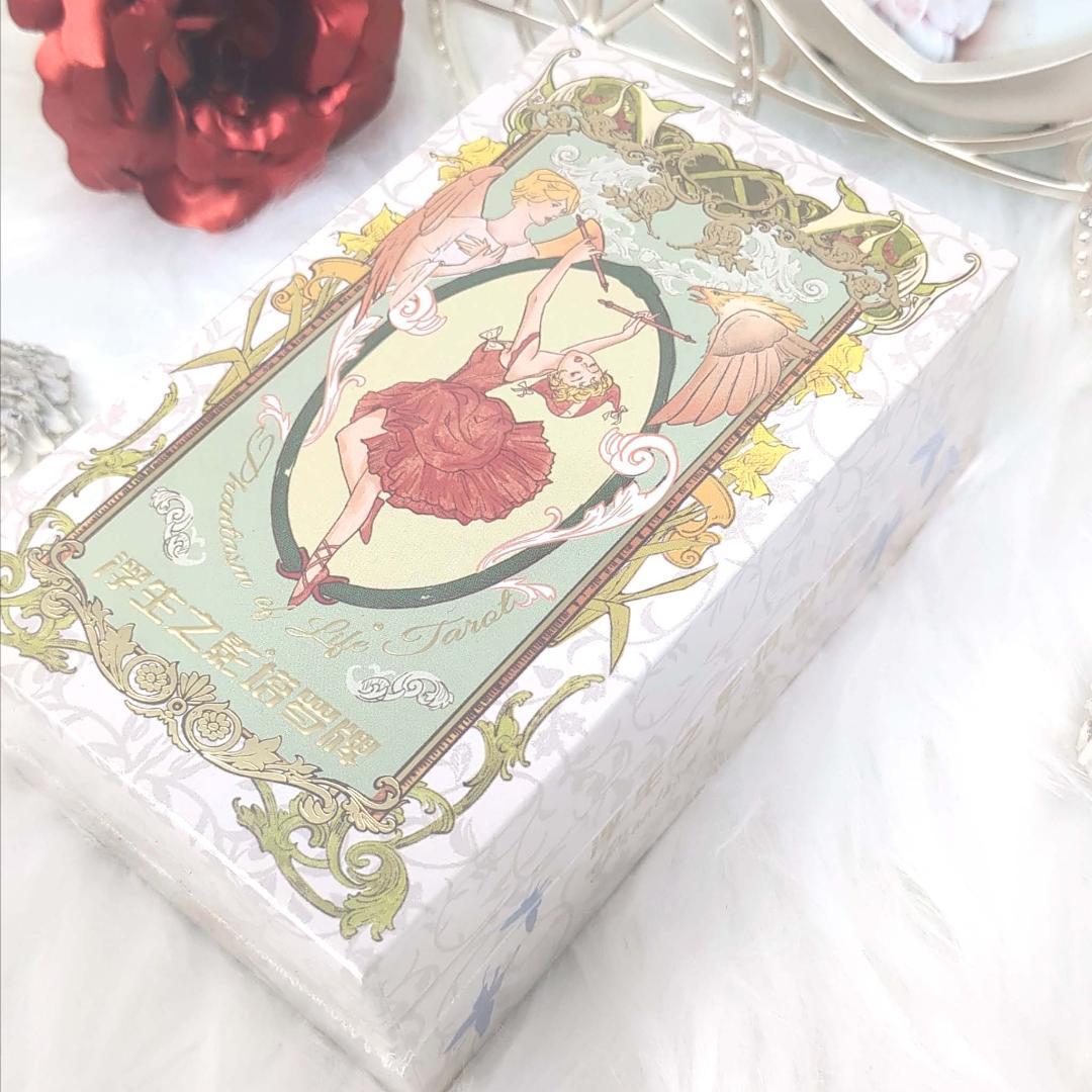 【正規品タロットカード】レトロかわいい✨少女マンガのようにキラキラしたデッキ