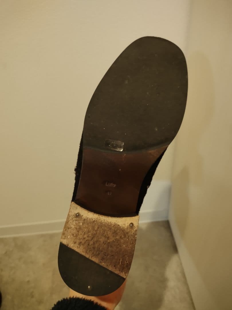 靴 Llife SLIGHT SQUARE ZIP BOOTS 41