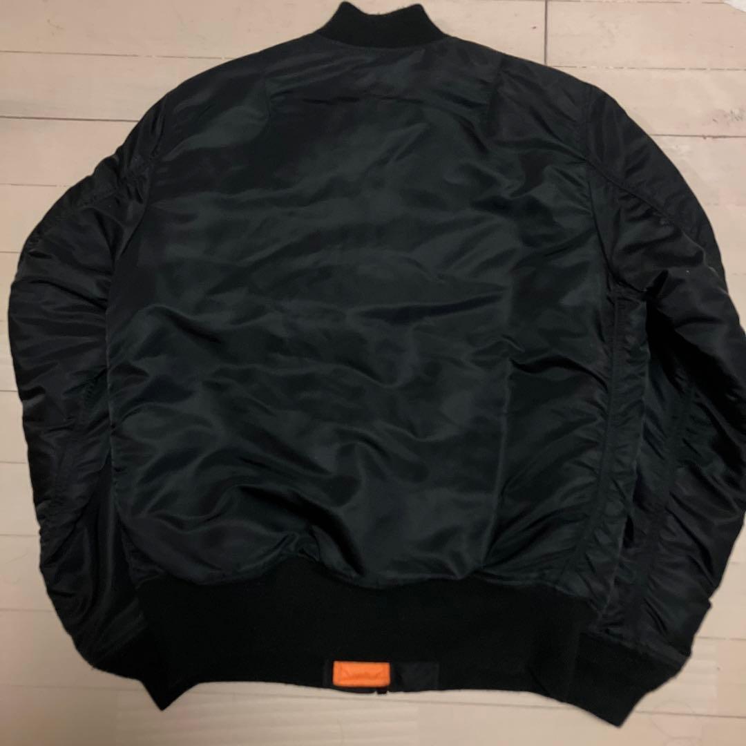 ALPHA INDUSTRIES MA-1 ブラック Lサイズ