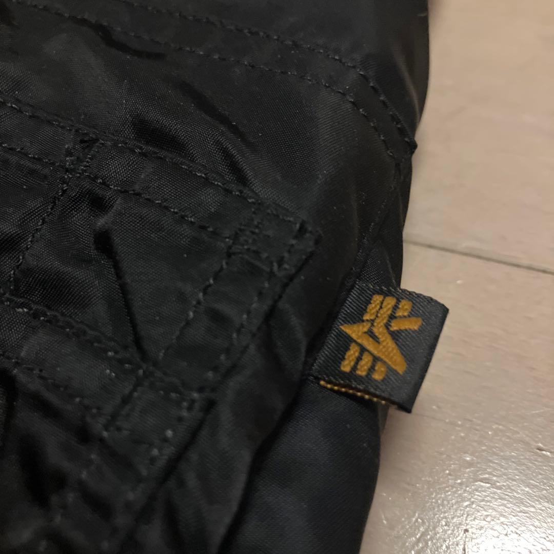 ALPHA INDUSTRIES MA-1 ブラック Lサイズ