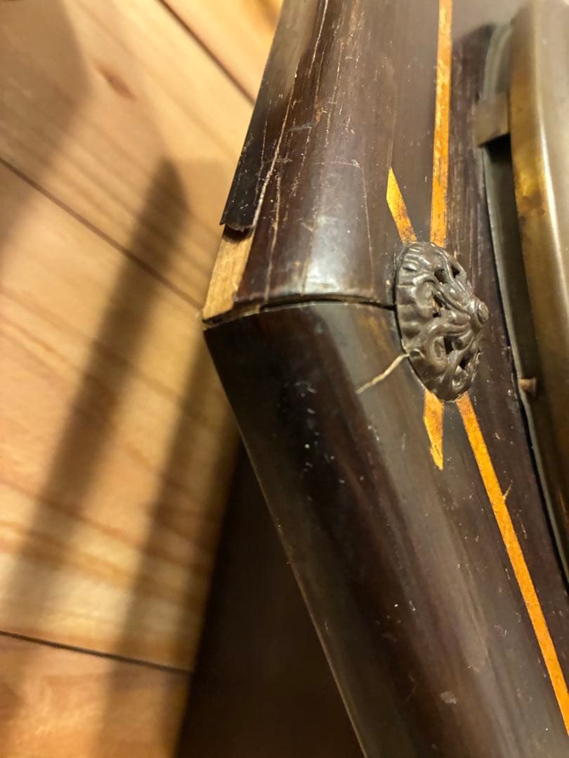 セストーマス　アンティーク柱時計　稼働品