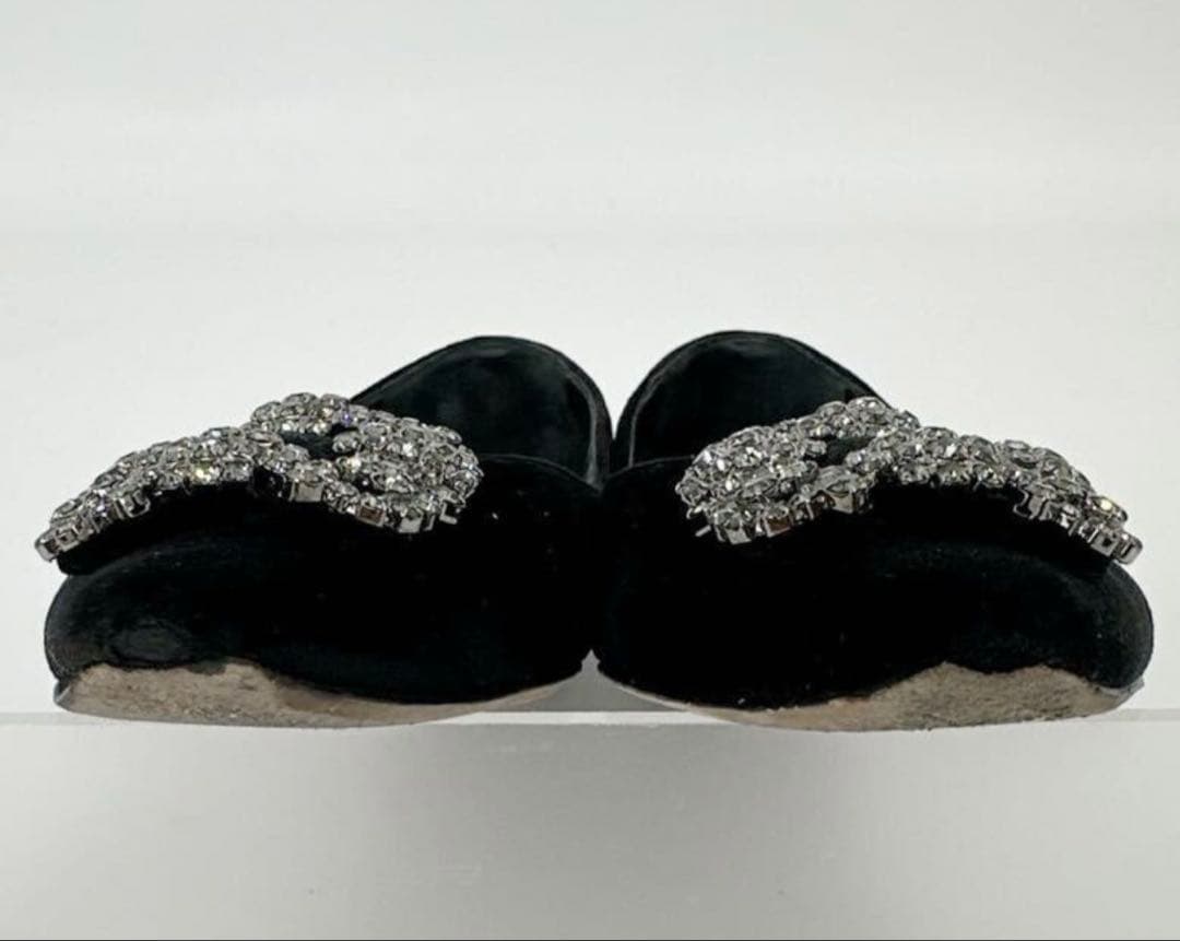 【マノロブラニク】MANOLO BLAHNIK ハンギシ　フラットパンプス