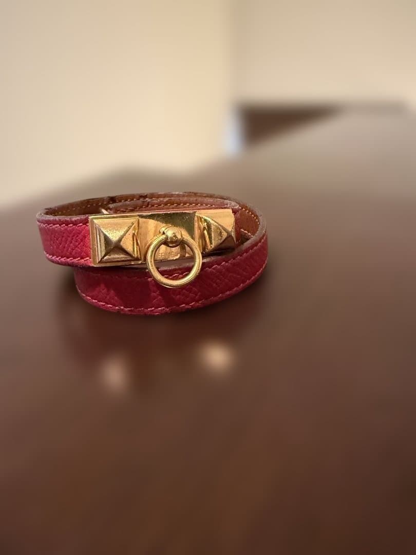 亀*様 HERMEエルメス リヴァル コリエドシアン ドゥブルトゥールブレス