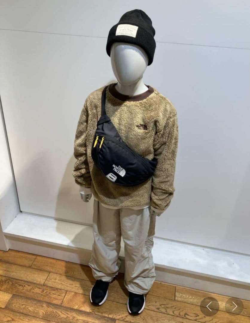 ザ・ノース・フェイス フリース トレーナー シェルパーフリースクルー　160