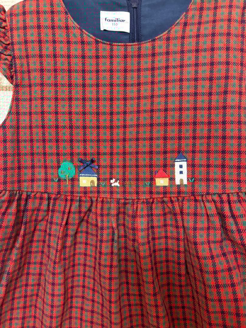 ファミリア　ワンピース　ジャンパースカート　110