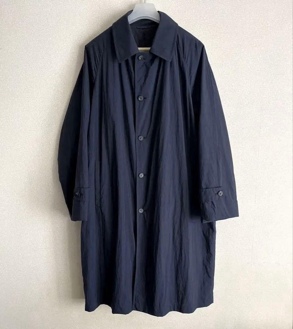 【上質】XL ネイビー 撥水 ステンカラーコート ユナイテッドアローズ