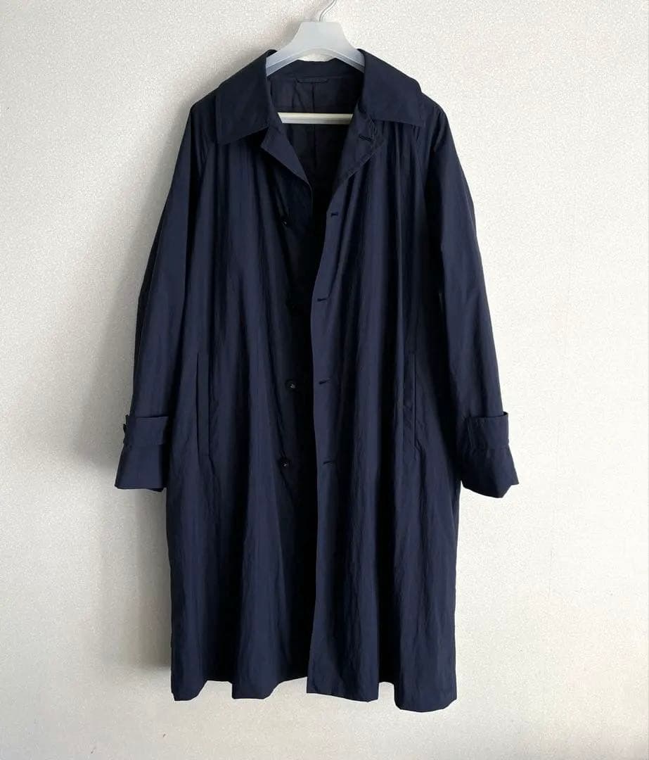 【上質】XL ネイビー 撥水 ステンカラーコート ユナイテッドアローズ