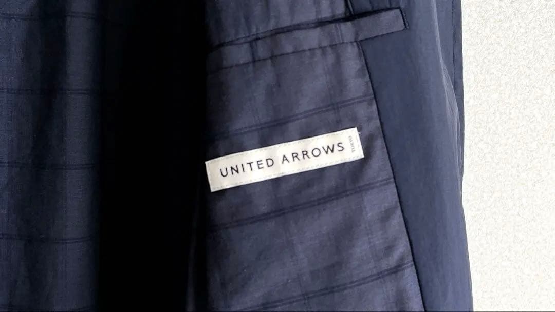 【上質】XL ネイビー 撥水 ステンカラーコート ユナイテッドアローズ