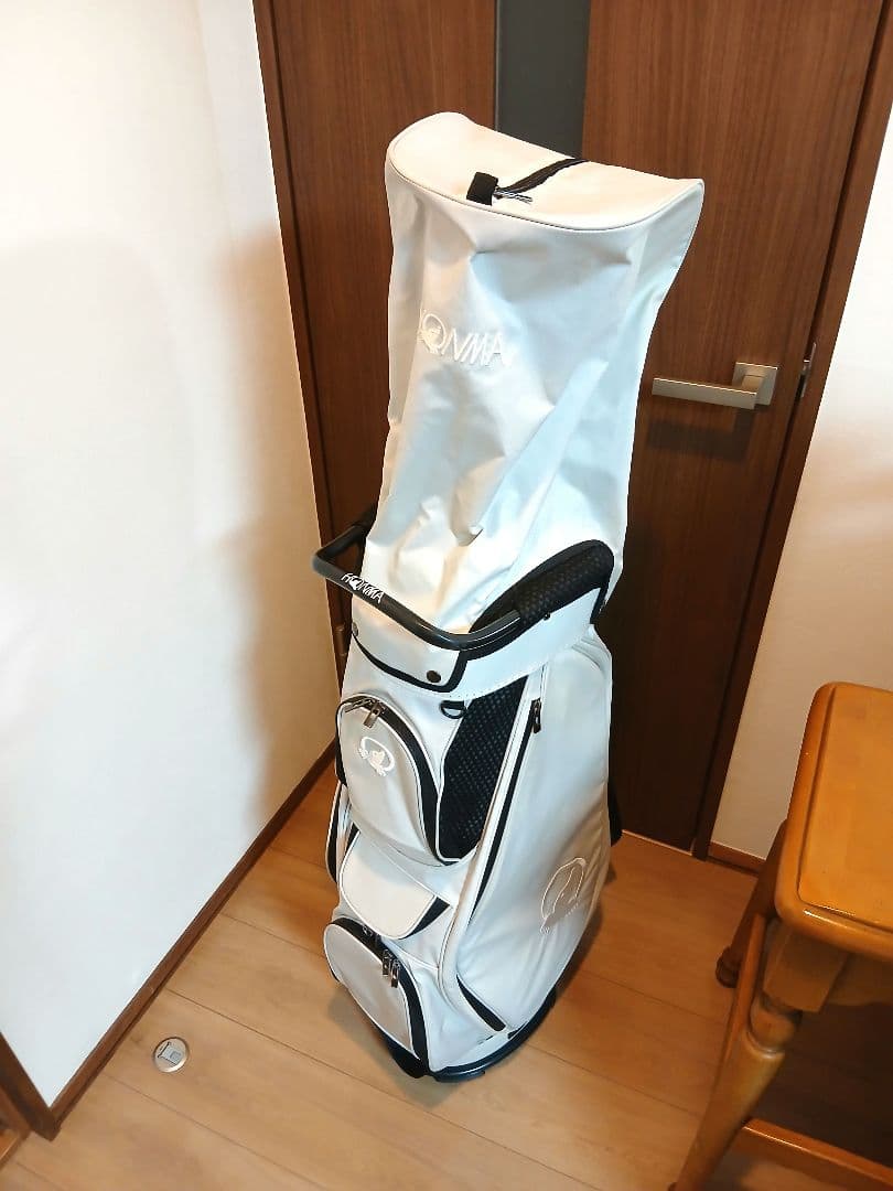 【mako 】本間ゴルフ キャディバッグ ホワイト