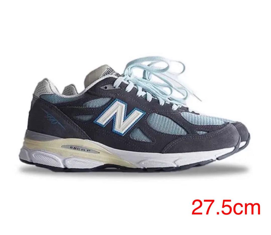 新品未使用 Kith × New Balance 990V3 \