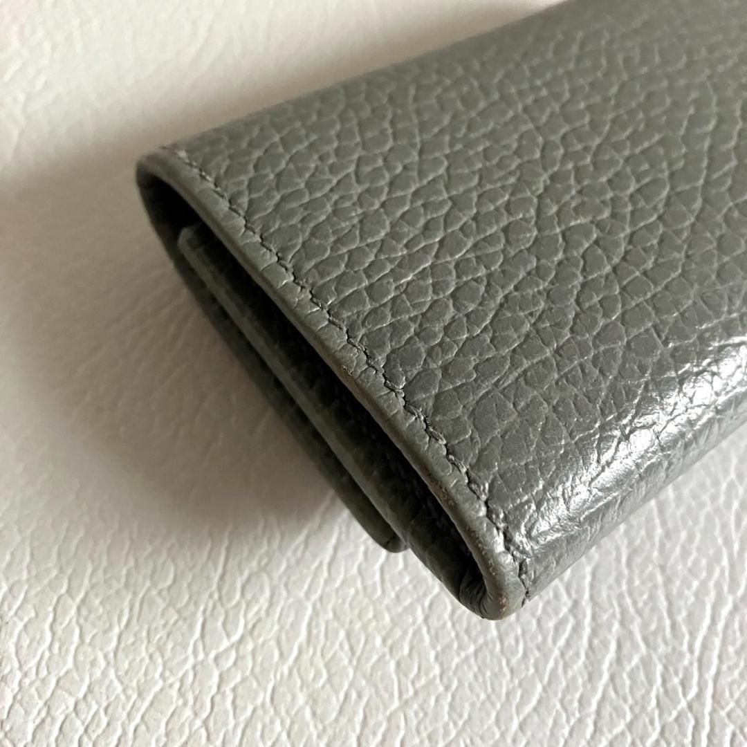 GUCCI グッチ GGマーモント レザー キーケース グレー 456118