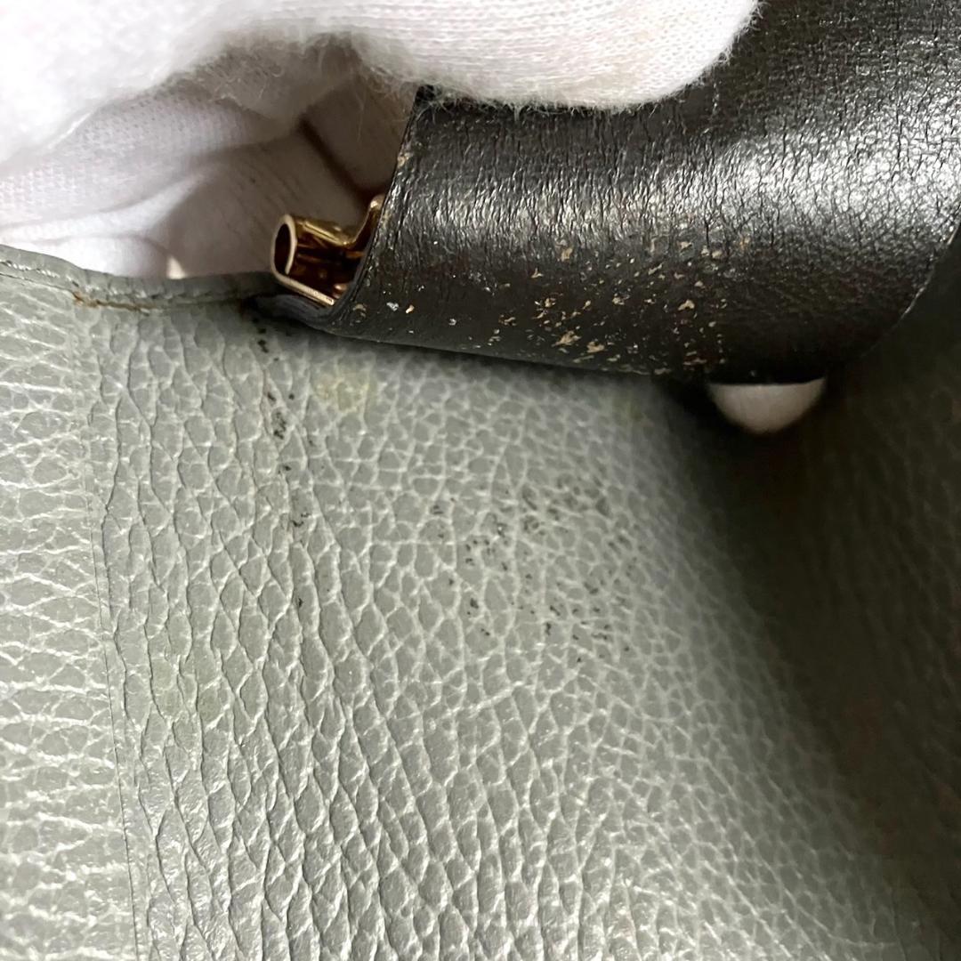 GUCCI グッチ GGマーモント レザー キーケース グレー 456118