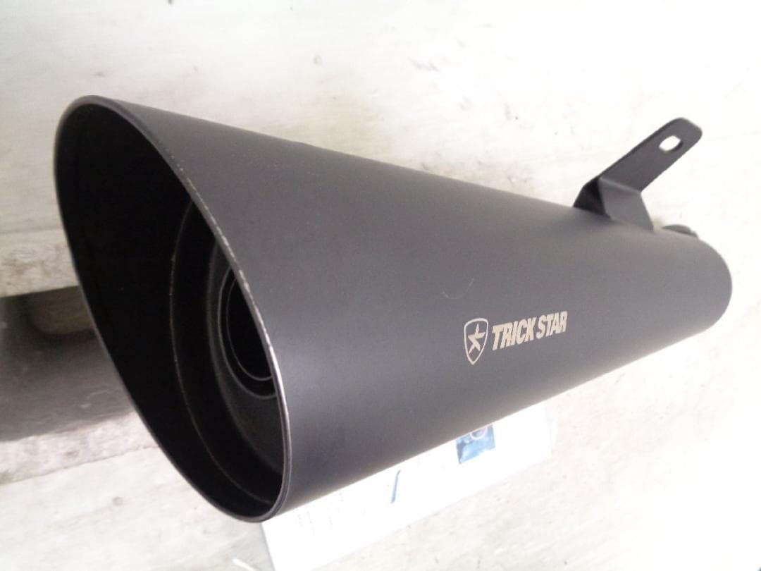 エリミネーター400 24-25 トリックスター ブラック メガホン マフラー