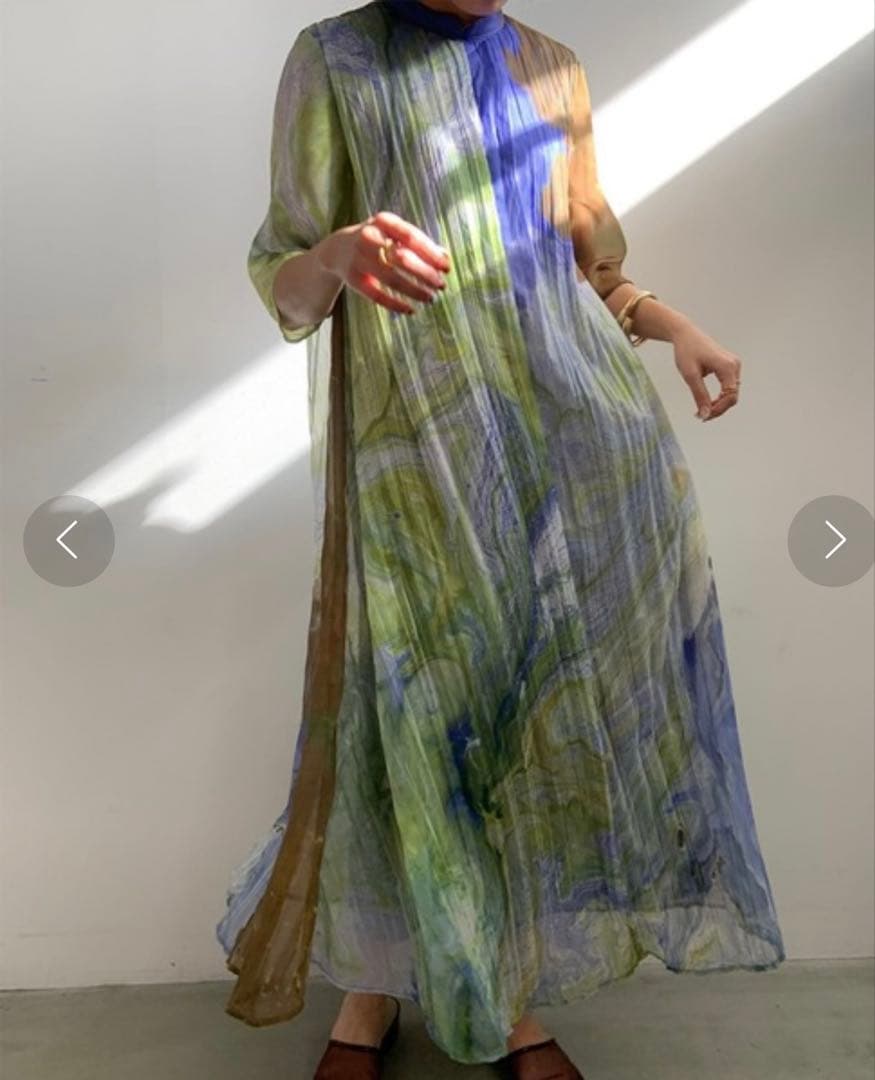 ワンピース AMERI MEDI ERIN WRINKLE DRESS