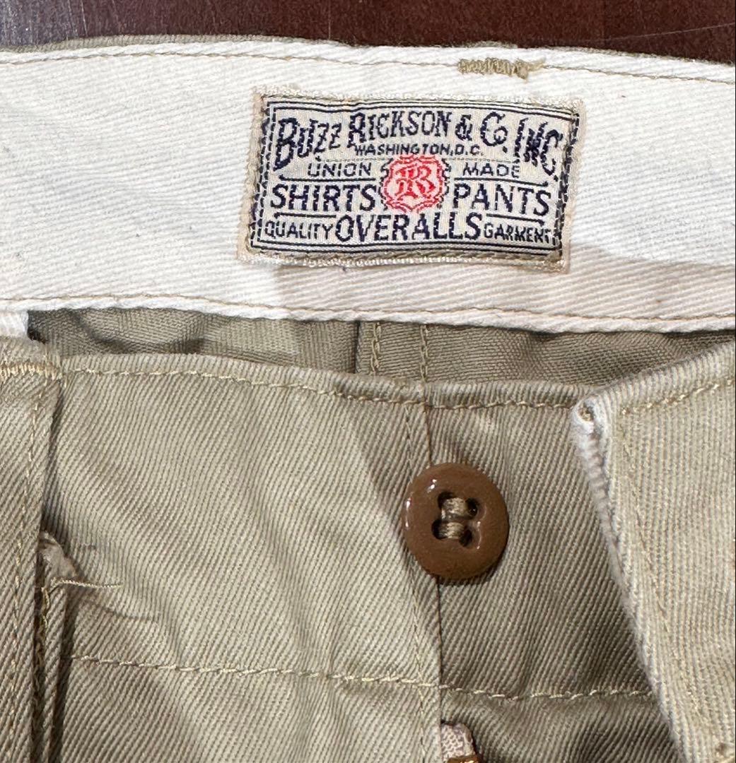 ジ*ク様 Buzz Rickson バズリクソン　ベージュ ヴィンテージ　チノ