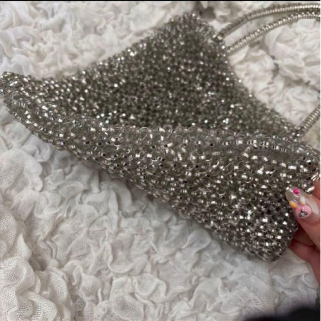 アンテプリマ　ワイヤーバッグシルバー