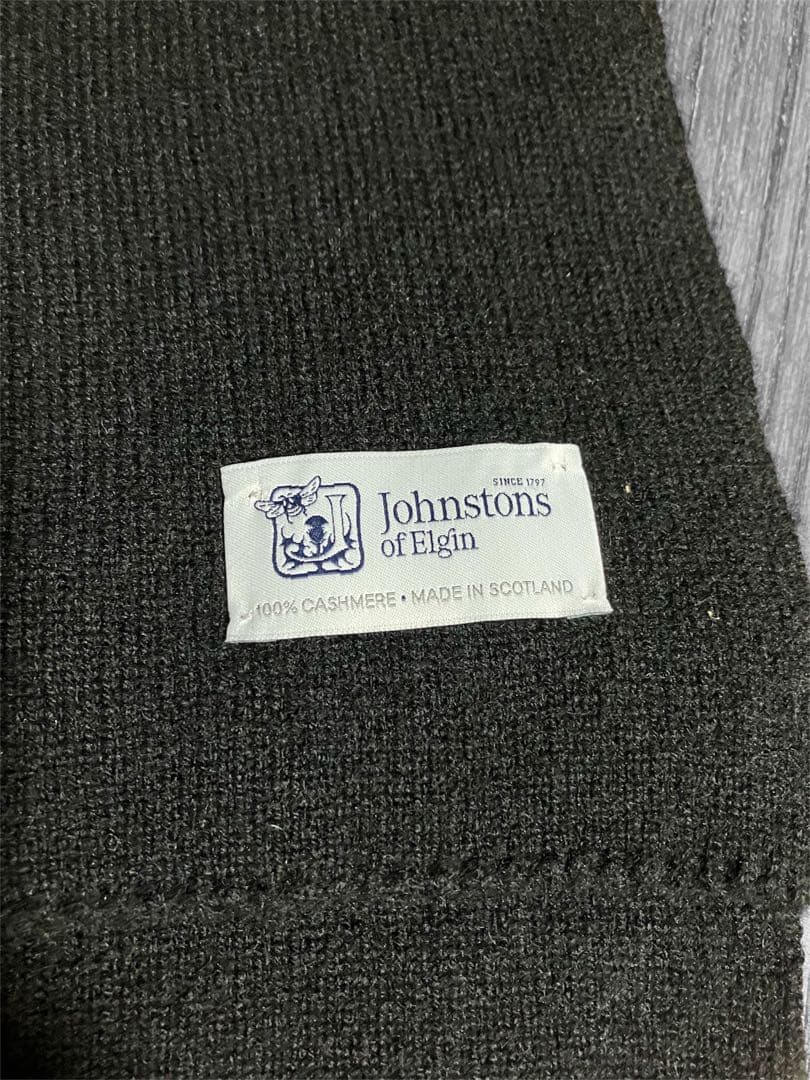 Johnstons of Elgin カシミヤマフラー