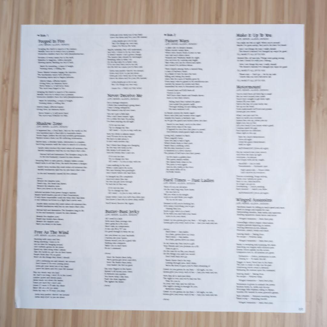 洋楽 ANVIL / FORGED IN FIRE