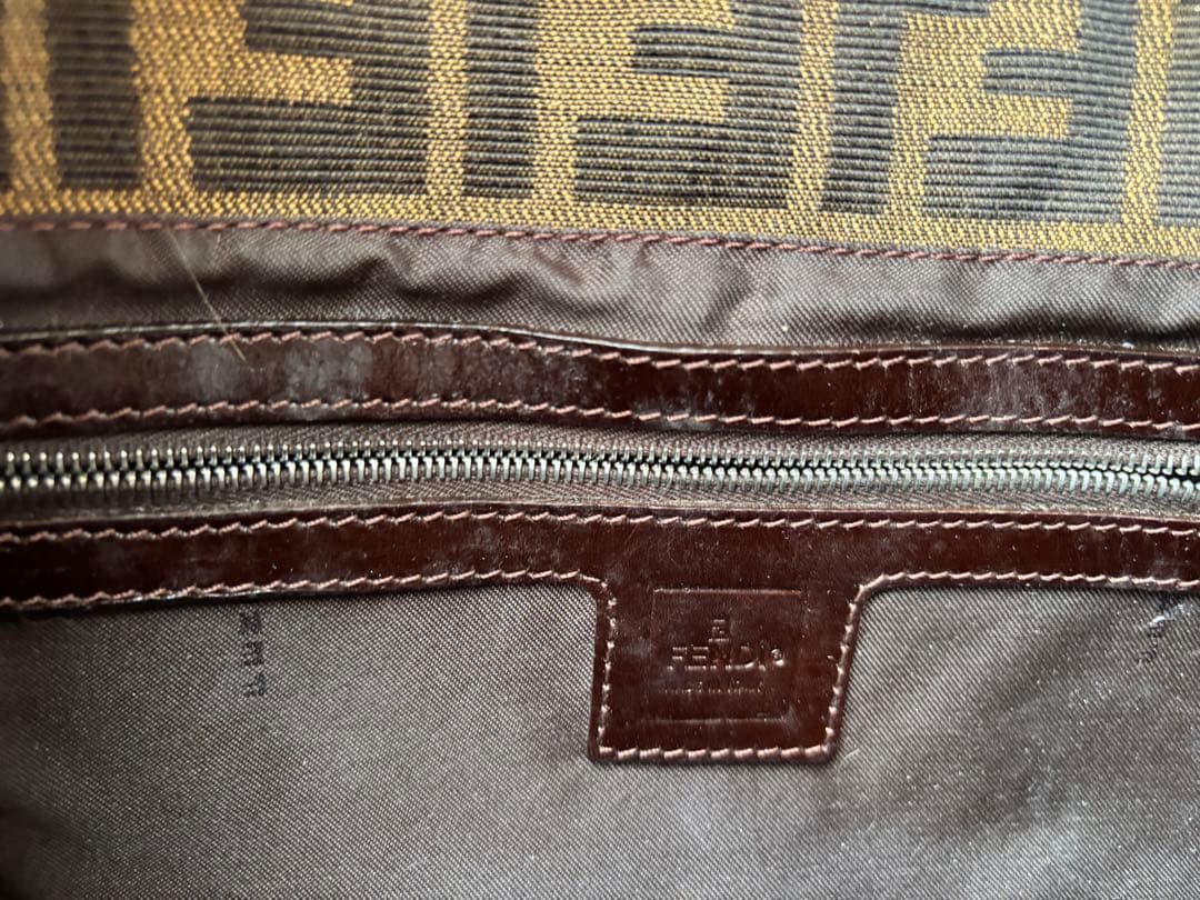 ル*フ様 fendi マンマバケット ショルダーバッグ ズッカ柄　ヴィンテージ