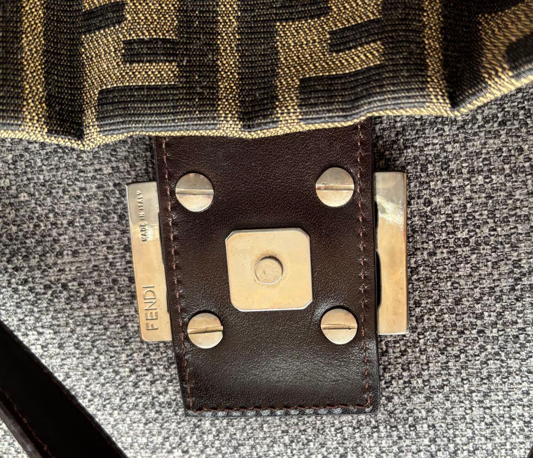 ル*フ様 fendi マンマバケット ショルダーバッグ ズッカ柄　ヴィンテージ