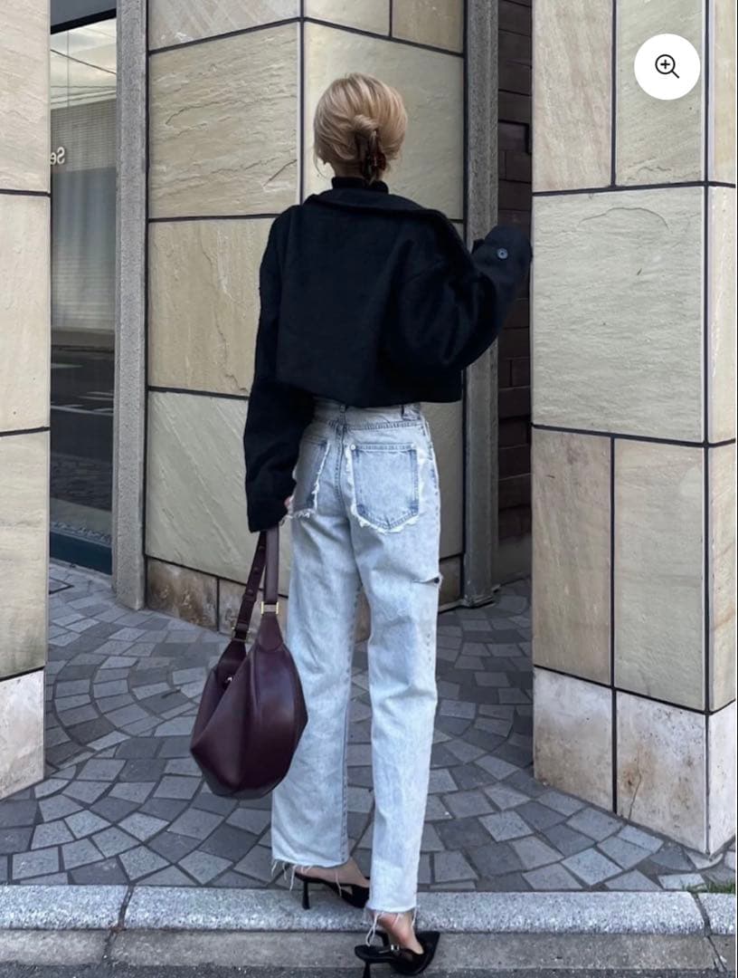 ジャケット・アウター Diante BIG COLOR SHAGGY JACKET