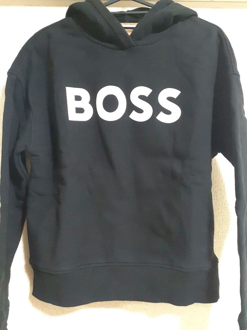 HUGO BOSS フード付きパーカー ブラック