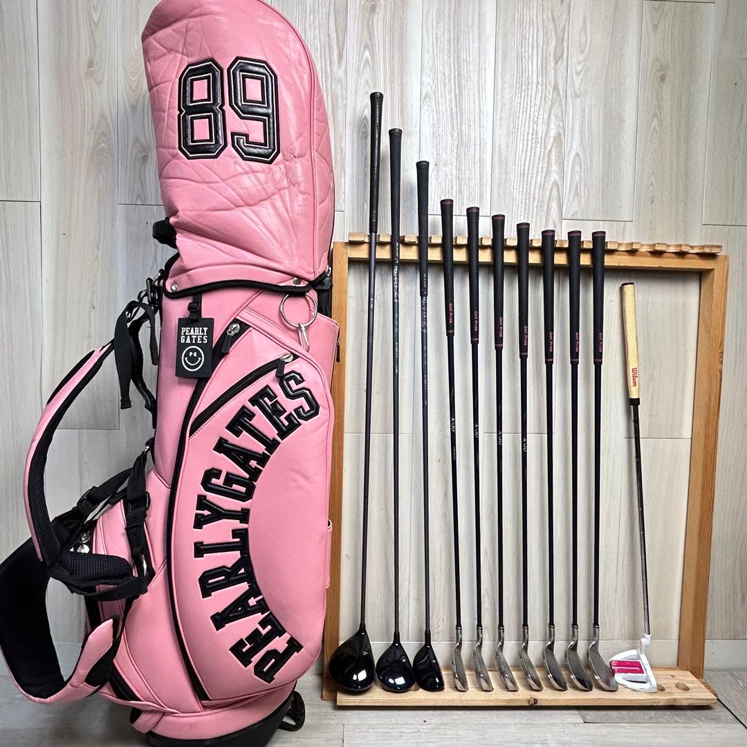 【レディース右】ダンロップ ゼクシオ パーリーゲイツ 初心者　ゴルフセット