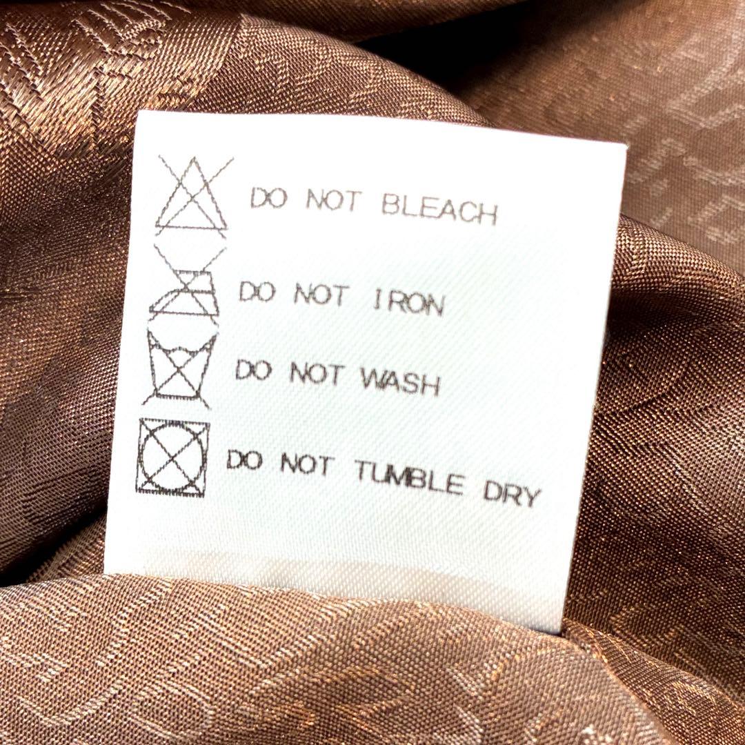 美品　極上 セーブル 毛皮 100% ファーコート　ジャケット ブラウン　M相当