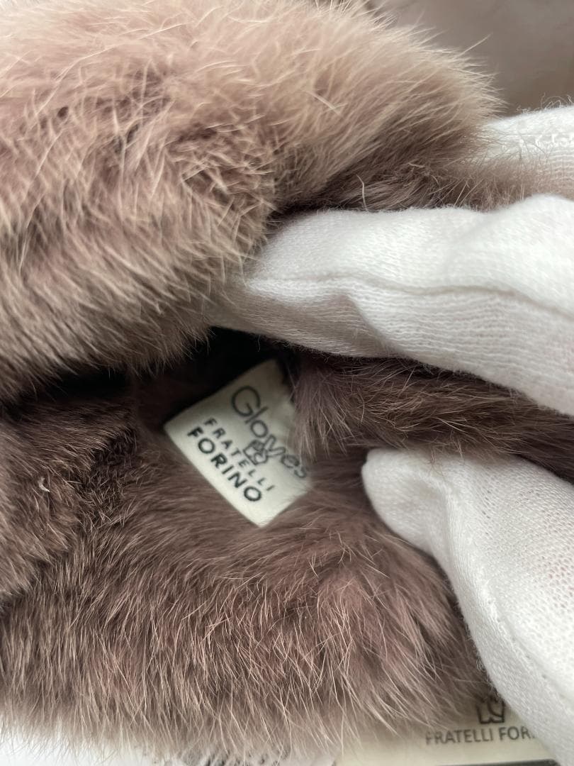 新品 未使用 Gloves グローブス カシミア・ラビット イタリア製