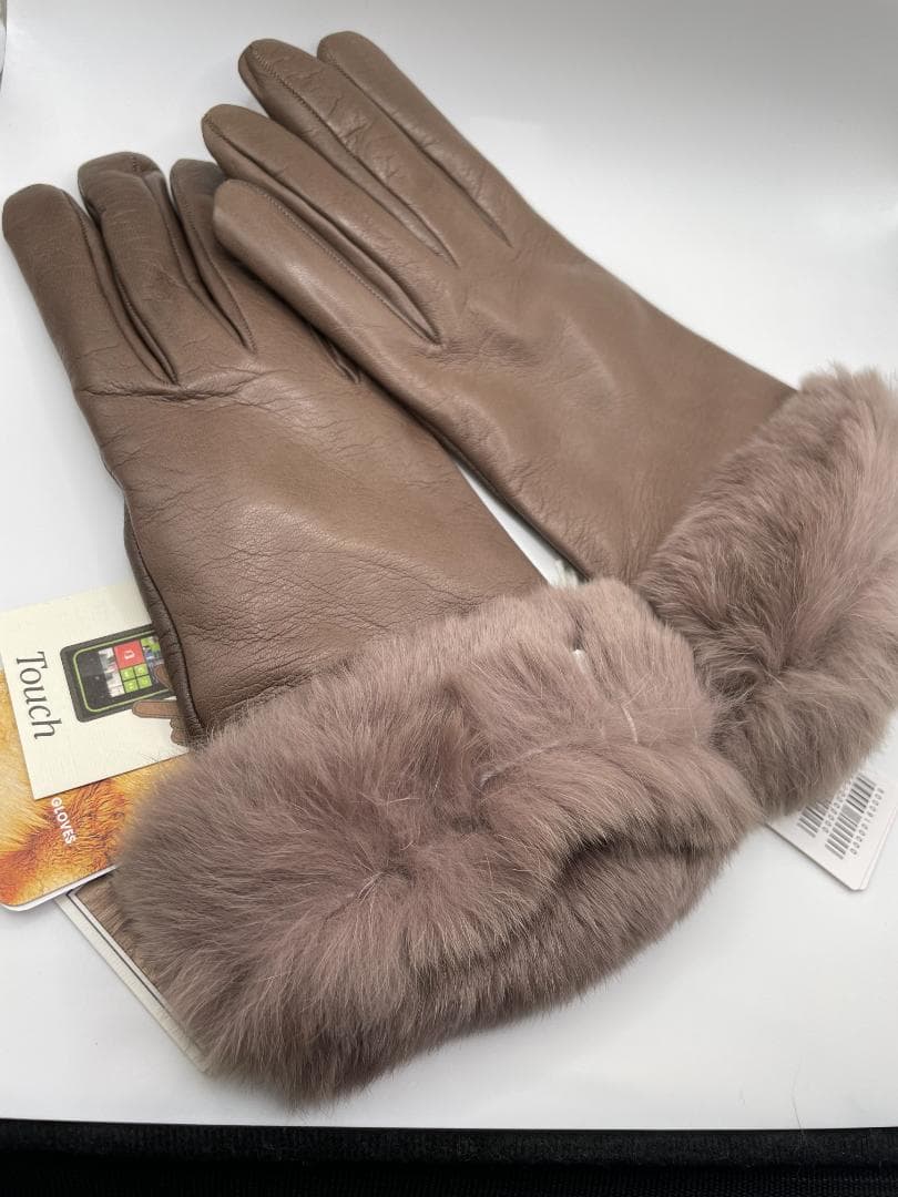 新品 未使用 Gloves グローブス カシミア・ラビット イタリア製