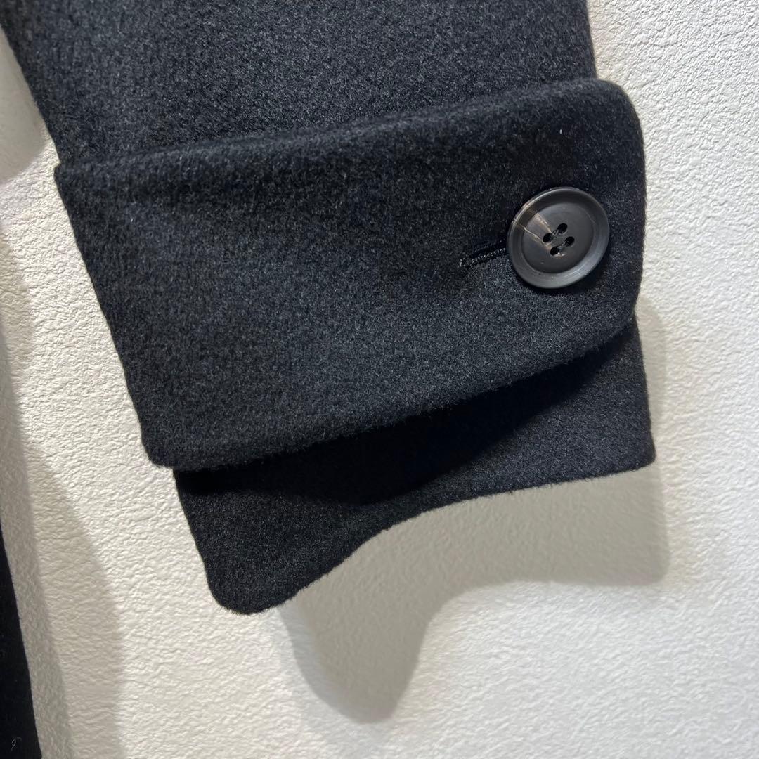 希少 極美品 ワイズ ヨウジヤマモト カシミヤ 丸襟 ステンカラーコート 3